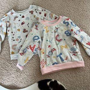 Toddler Girl Graphic Sweatshirt Bundle